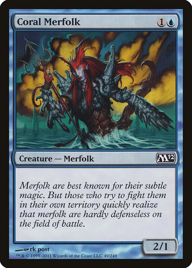 Coral Merfolk [Magic 2012] | Total Play