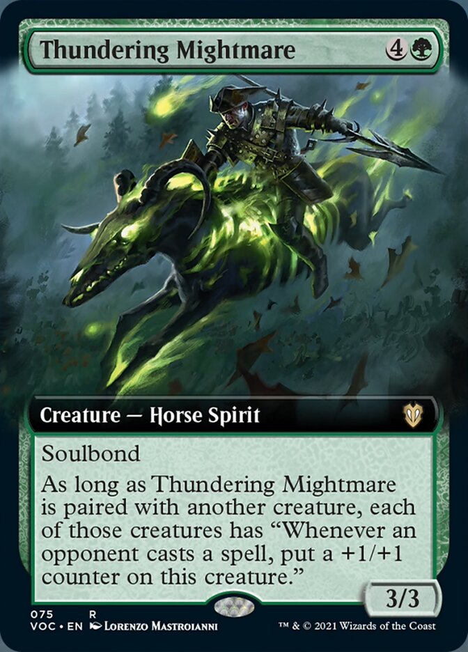 Thundering Mightmare (Extended Art) [Innistrad: Crimson Vow Commander] | Total Play