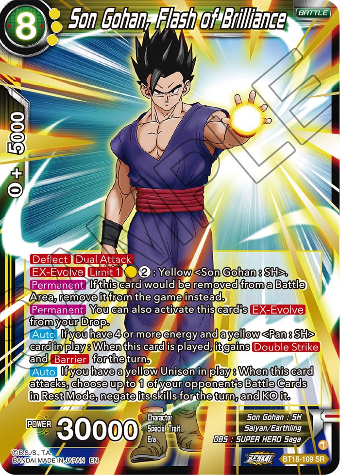 Son Gohan, Flash of Brilliance (BT18-109) [Dawn of the Z-Legends] | Total Play