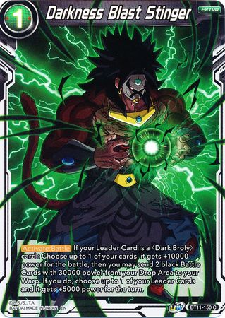 Darkness Blast Stinger (BT11-150) [Vermilion Bloodline 2nd Edition] | Total Play
