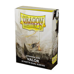 Dragon Shield: Japanese Size 60ct Sleeves - Valor (Dual Matte) | Total Play
