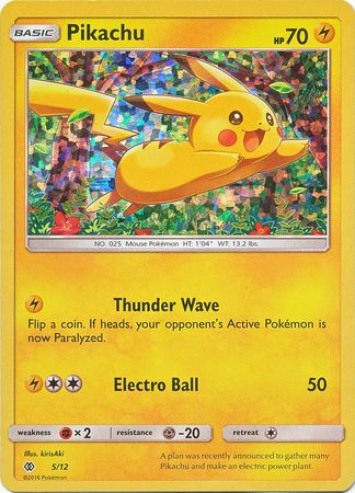 Pikachu (5/12) [McDonald's Promos: 2017 Collection] | Total Play