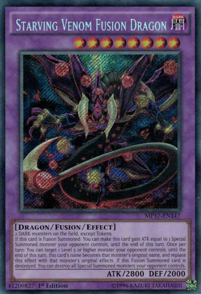 Starving Venom Fusion Dragon [MP17-EN147] Secret Rare | Total Play