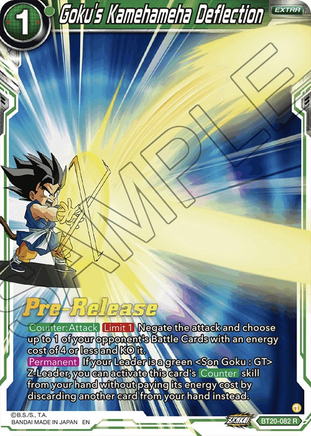 Goku's Kamehameha Deflection (BT20-082) [Power Absorbed Prerelease Promos] | Total Play