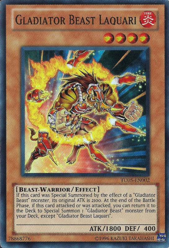 Gladiator Beast Laquari [TU05-EN002] Super Rare | Total Play