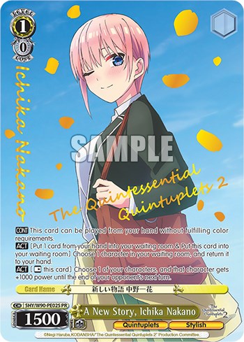 A New Story, Ichika Nakano (5HY/W90-PE02S PR) [The Quintessential Quintuplets 2] | Total Play