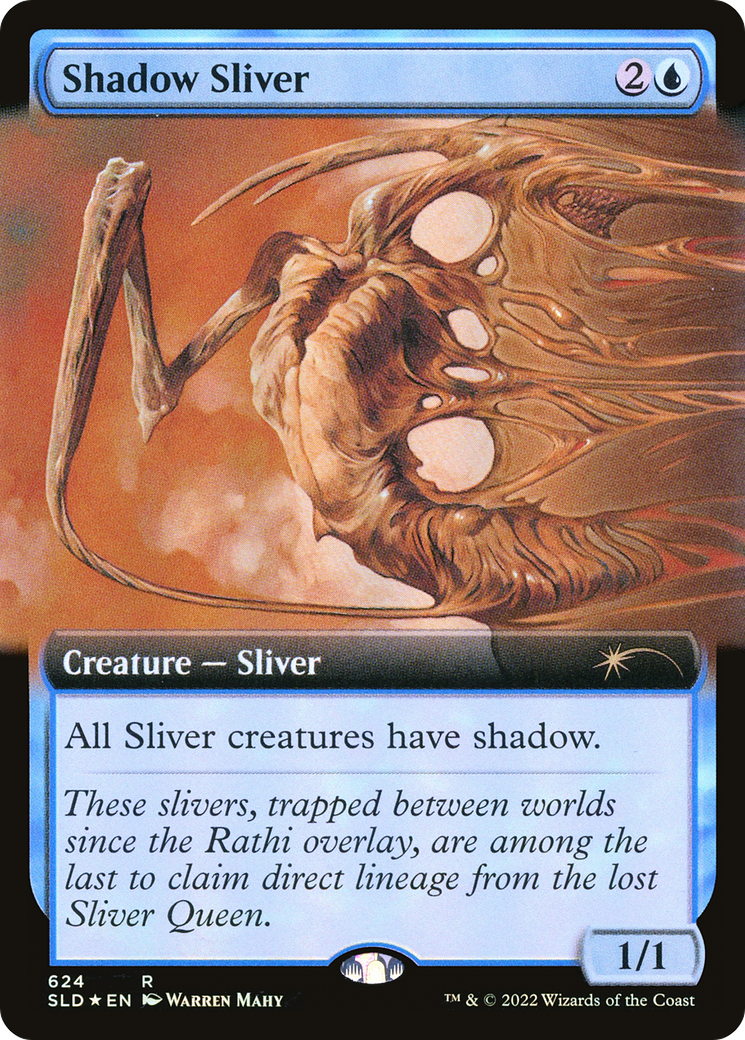 Shadow Sliver (Extended Art) [Secret Lair Drop Promos] | Total Play