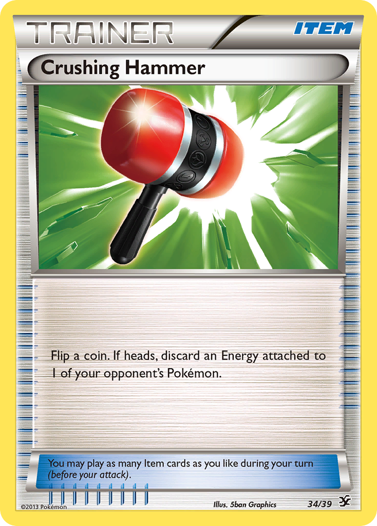 Crushing Hammer (34/39) [XY: Kalos Starter Set] | Total Play