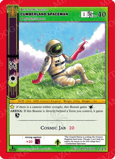 Cumberland Spaceman [Cryptid Nation: Wilderness First Edition Release Event Deck] | Total Play