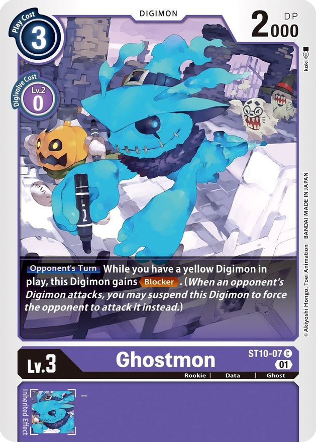 Ghostmon [ST10-07] [Starter Deck: Parallel World Tactician] | Total Play