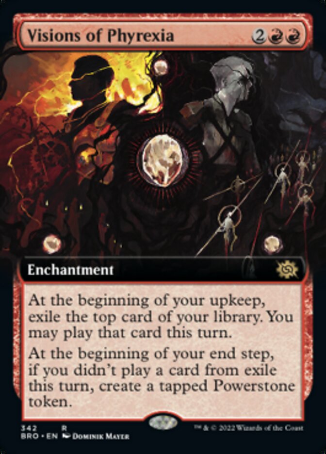 Visions of Phyrexia (Extended Art) [The Brothers' War] | Total Play