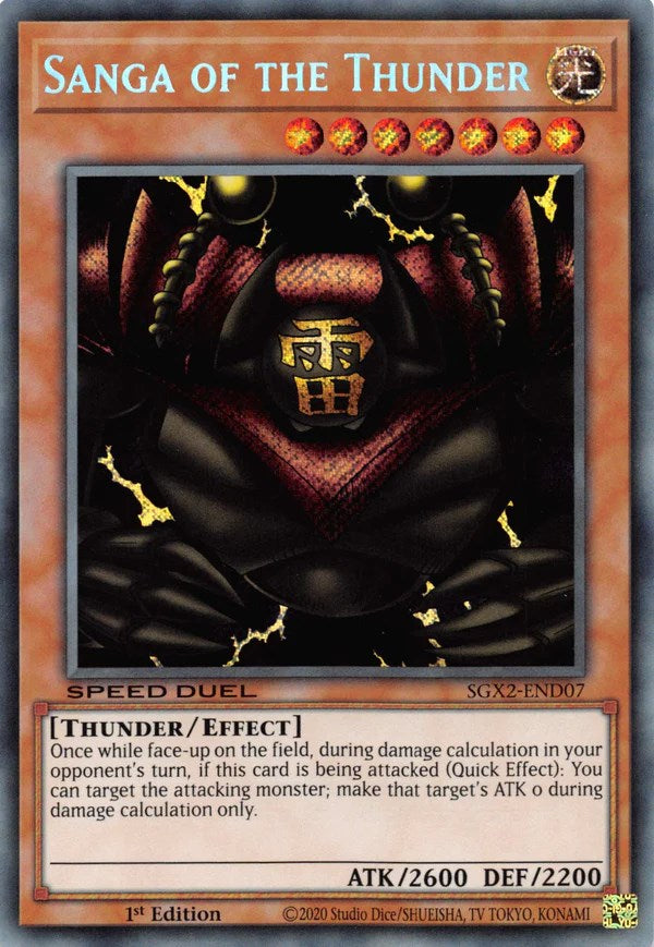 Sanga of the Thunder [SGX2-END07] Secret Rare | Total Play