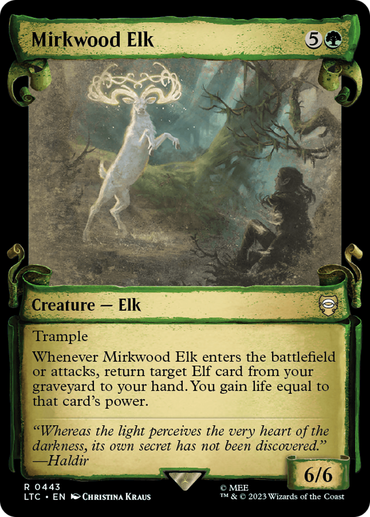 Mirkwood Elk [The Lord of the Rings: Tales of Middle-Earth Commander Showcase Scrolls] | Total Play