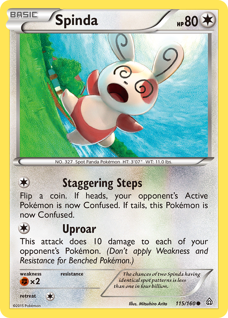 Spinda (115/160) [XY: Primal Clash] | Total Play