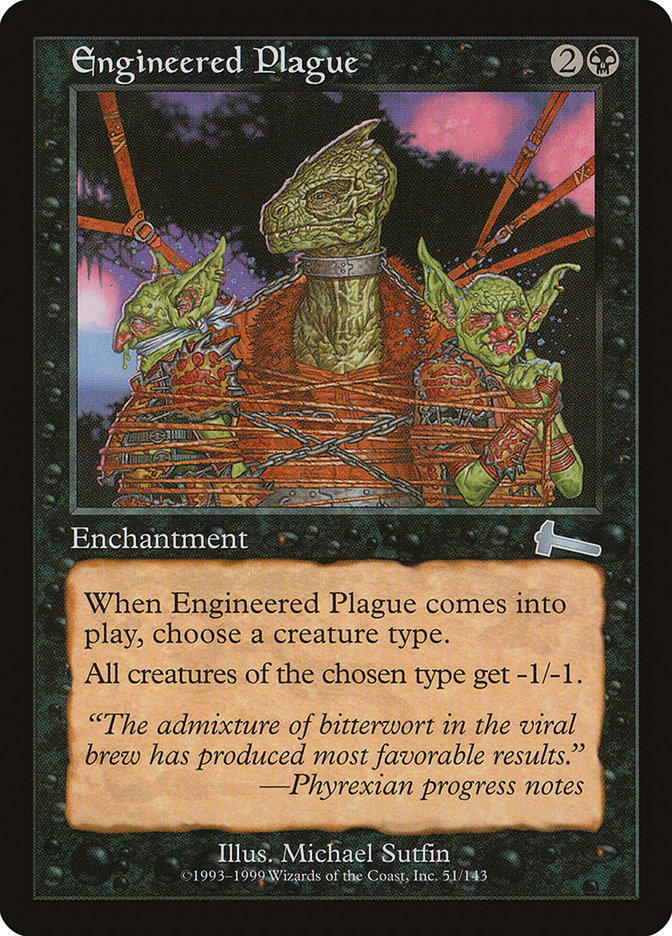 Engineered Plague [Urza's Legacy] | Total Play