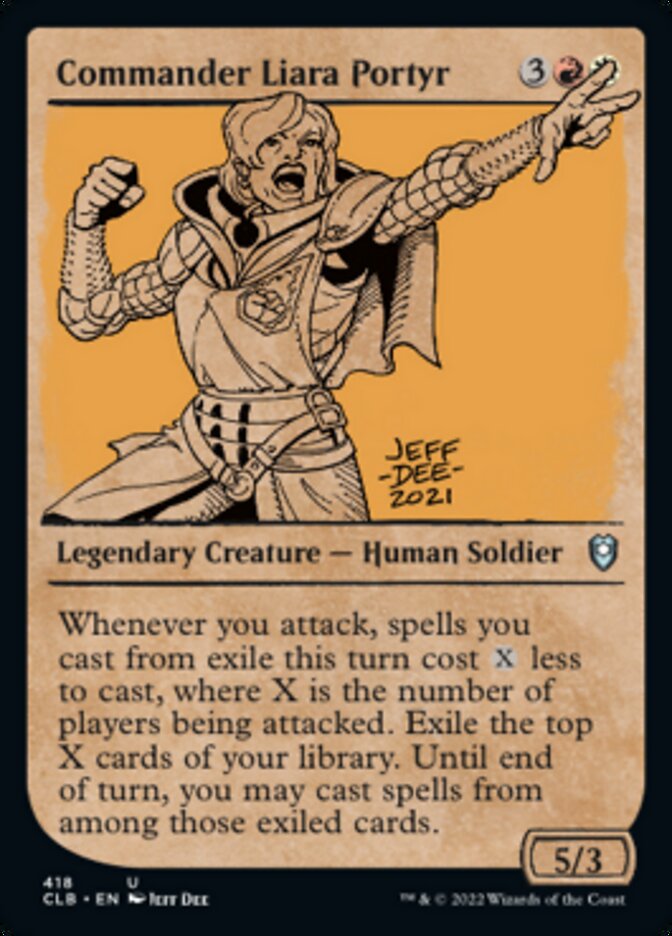 Commander Liara Portyr (Showcase) [Commander Legends: Battle for Baldur's Gate] | Total Play
