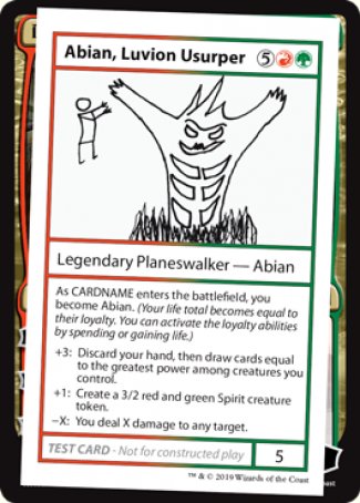 Abian, Luvion Usurper (2021 Edition) [Mystery Booster Playtest Cards] | Total Play