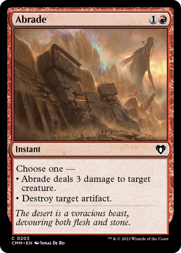 Abrade [Commander Masters] | Total Play