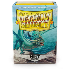 Dragon Shield: Standard 100ct Sleeves - Mint (Matte) | Total Play