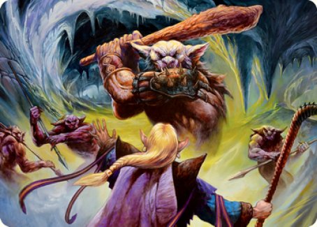 Den of the Bugbear (Dungeon Module) Art Card [Dungeons & Dragons: Adventures in the Forgotten Realms Art Series] | Total Play