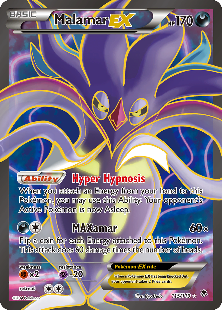 Malamar EX (115/119) [XY: Phantom Forces] | Total Play