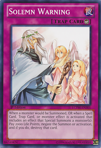 Solemn Warning [LCYW-EN301] Common | Total Play
