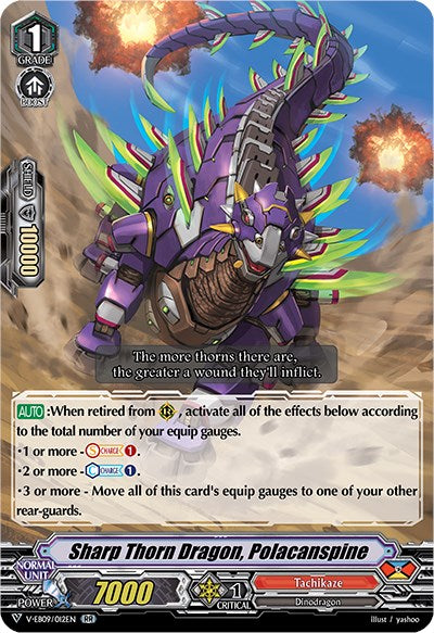 Sharp Thorn Dragon, Polacanspine (V-EB09/012EN) [The Raging Tactics] | Total Play