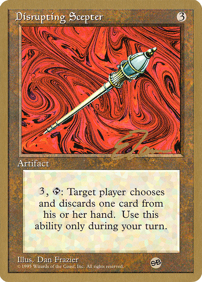 Disrupting Scepter (Eric Tam) (SB) [Pro Tour Collector Set] | Total Play