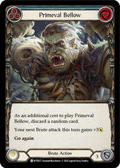 Primeval Bellow (Blue) [U-WTR037] (Welcome to Rathe Unlimited)  Unlimited Normal | Total Play