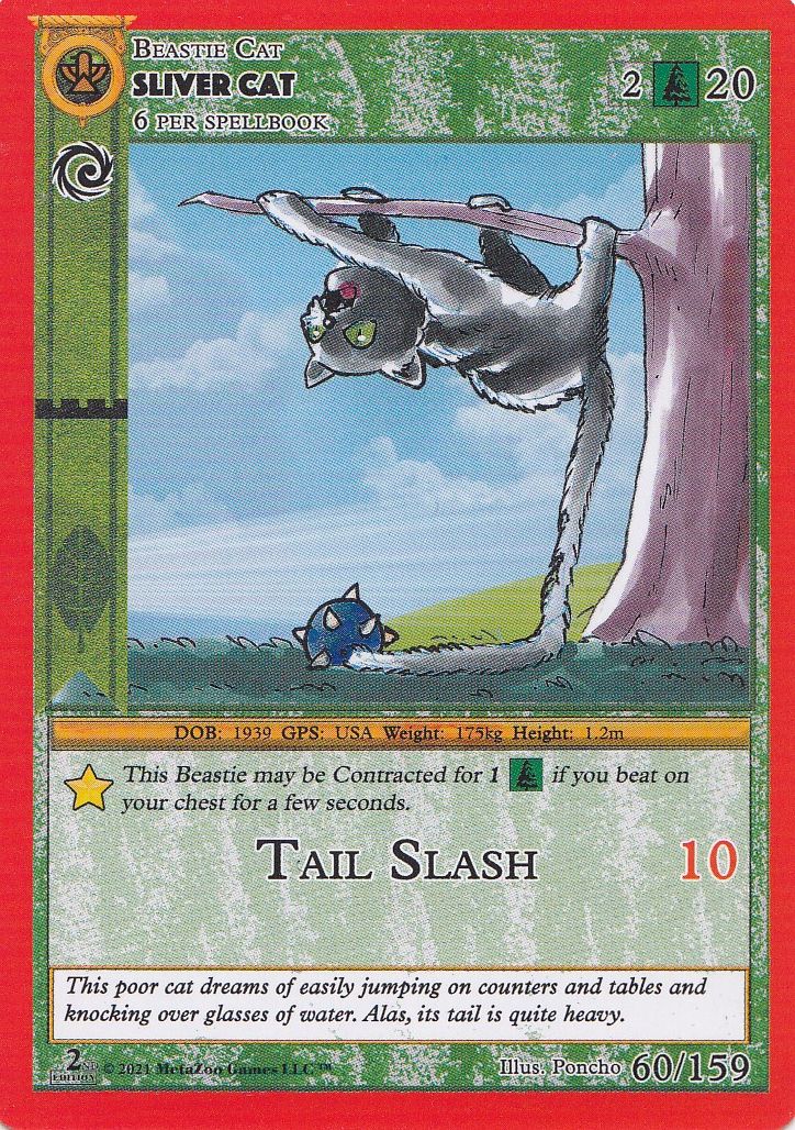 Sliver Cat [Cryptid Nation: Second Edition] | Total Play