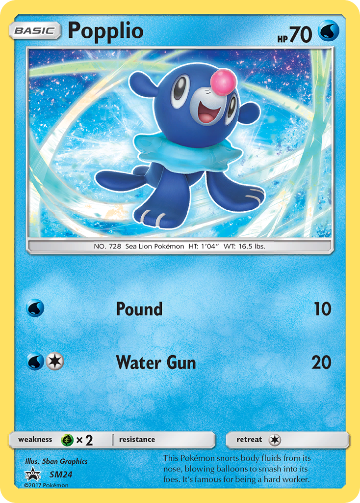 Popplio (SM24) [Sun & Moon: Black Star Promos] | Total Play