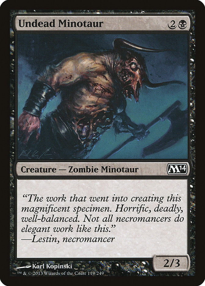 Undead Minotaur [Magic 2014] | Total Play