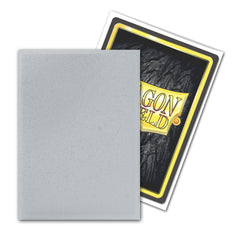 Dragon Shield: Standard 100ct Sleeves - Silver (Non-Glare Matte) | Total Play