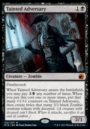 Tainted Adversary (Promo Pack) [Innistrad: Midnight Hunt Promos] | Total Play