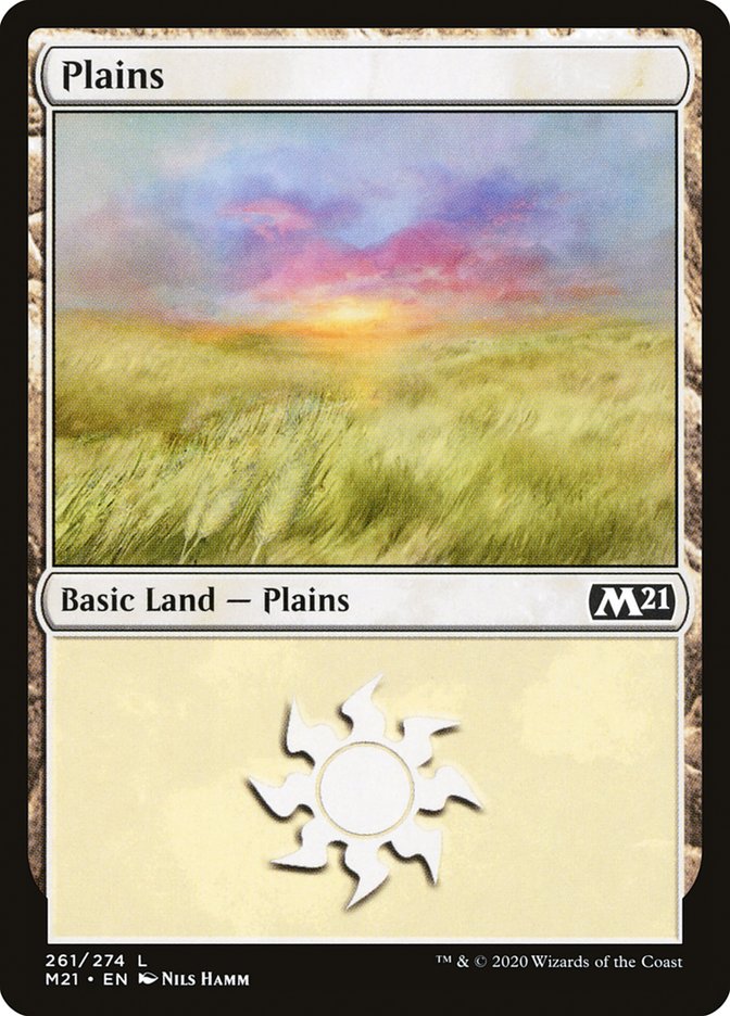 Plains (261) [Core Set 2021] | Total Play