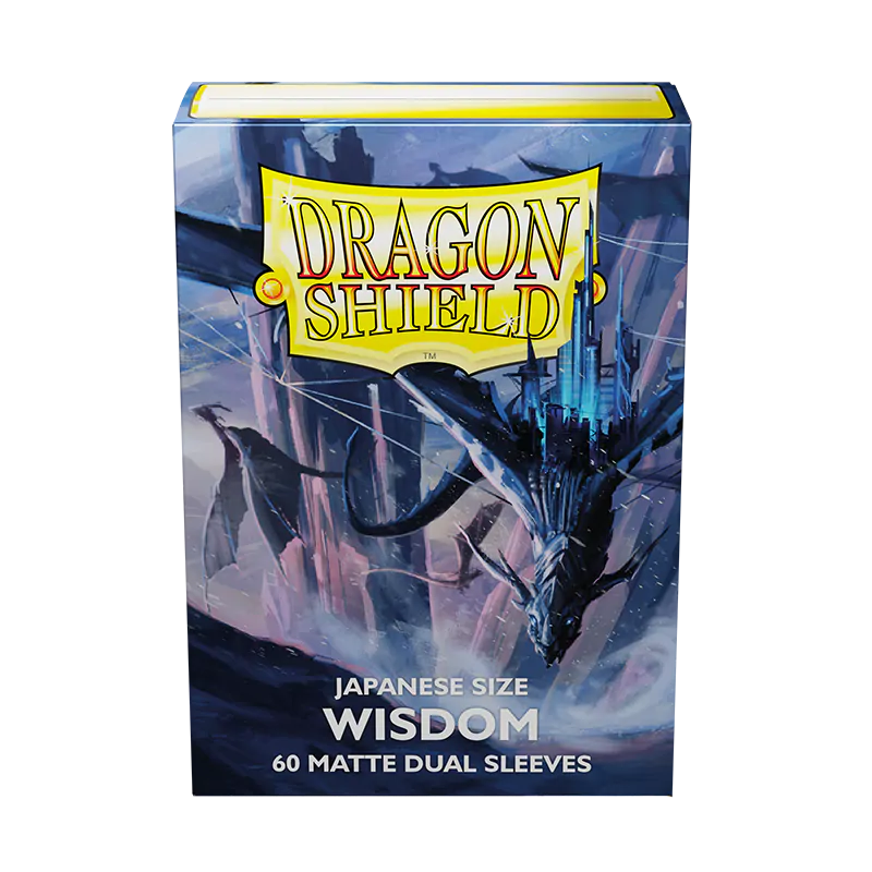 Dragon Shield: Japanese Size 60ct Sleeves - Wisdom (Dual Matte) | Total Play