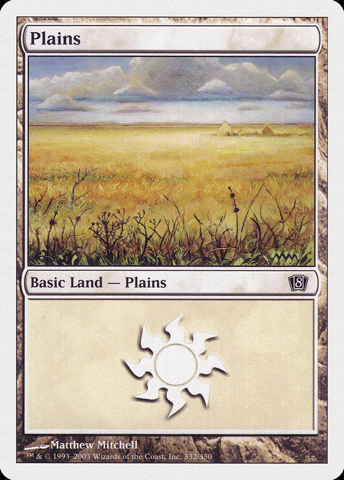Plains (332) [Eighth Edition] | Total Play