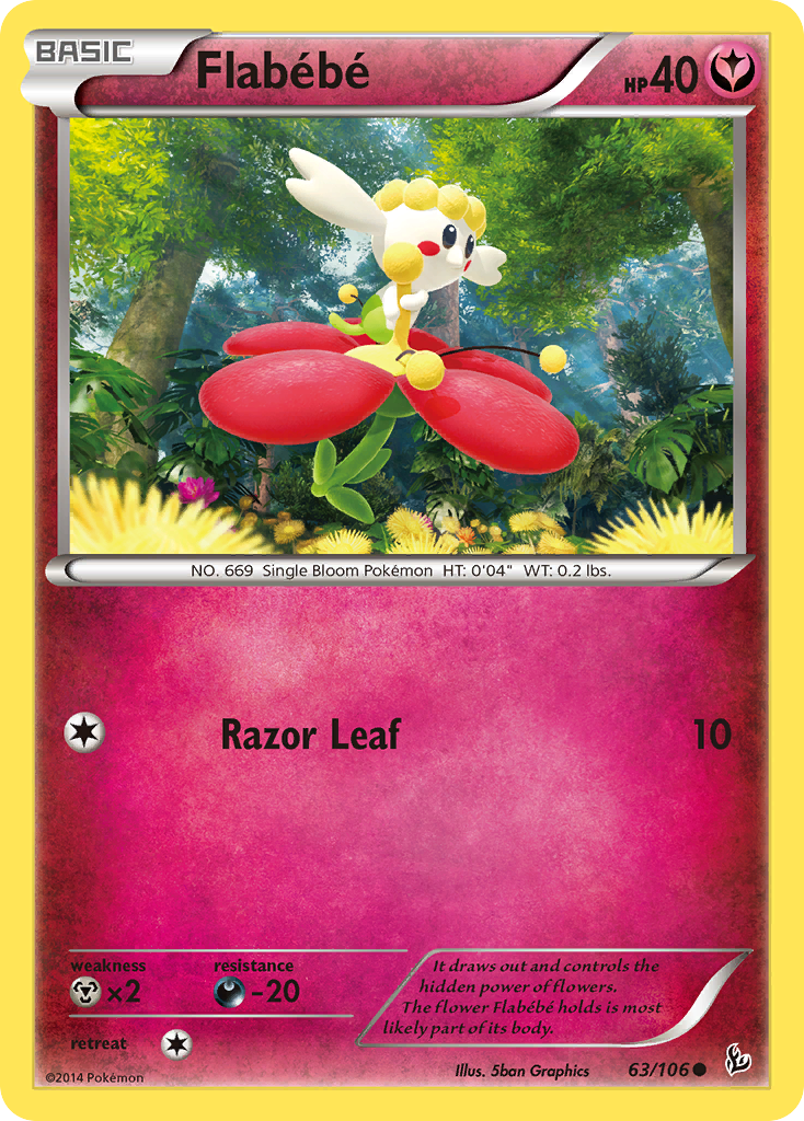 Flabebe (63/106) [XY: Flashfire] | Total Play