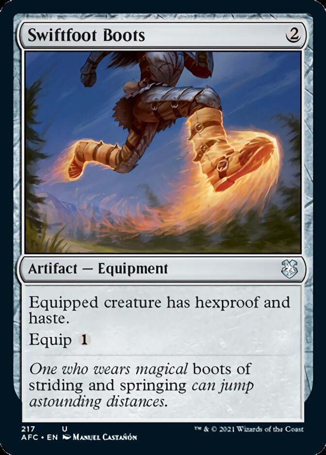 Swiftfoot Boots [Dungeons & Dragons: Adventures in the Forgotten Realms Commander] | Total Play