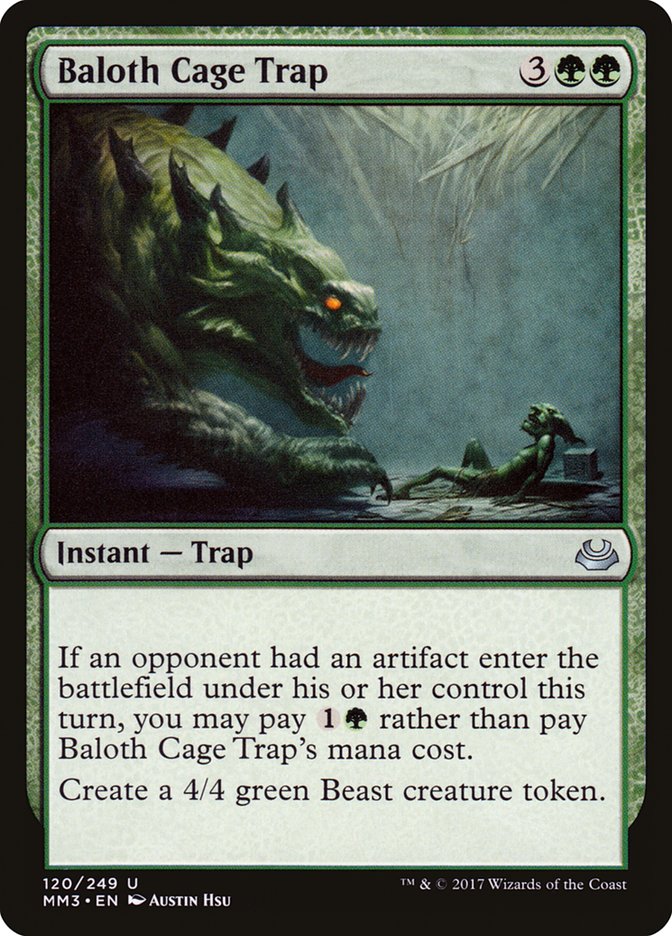 Baloth Cage Trap [Modern Masters 2017] | Total Play