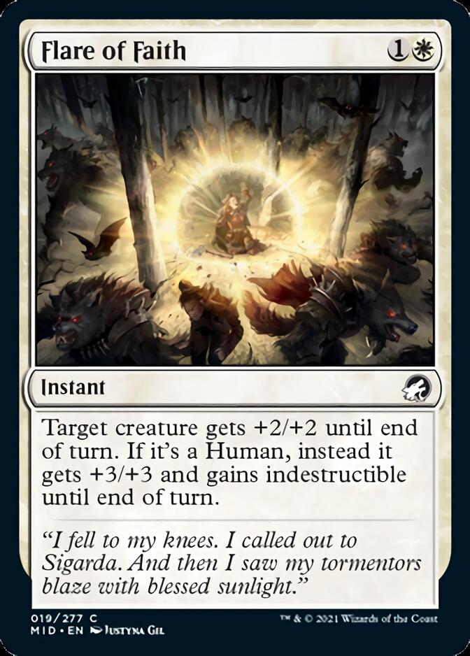 Flare of Faith [Innistrad: Midnight Hunt] | Total Play