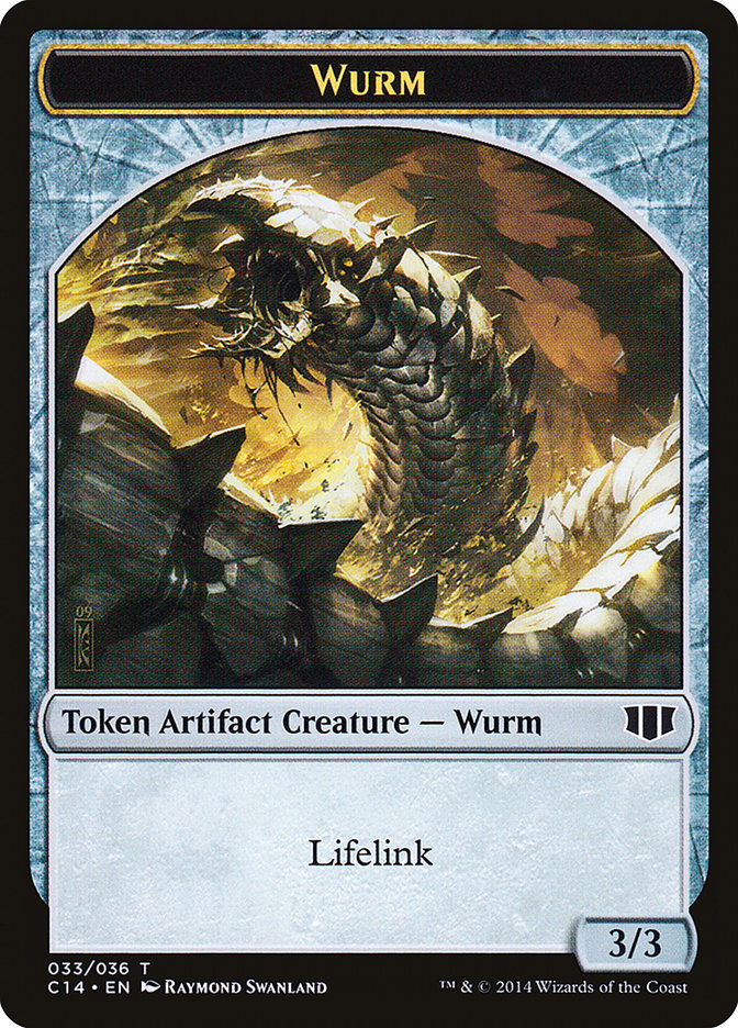 Wurm (033/036) // Goat Double-Sided Token [Commander 2014 Tokens] | Total Play