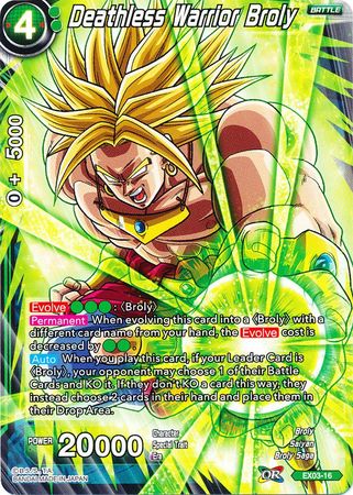 Deathless Warrior Broly (EX03-16) [Ultimate Box] | Total Play