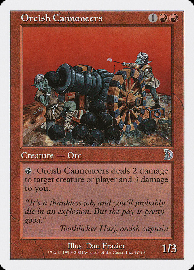 Orcish Cannoneers [Deckmasters] | Total Play