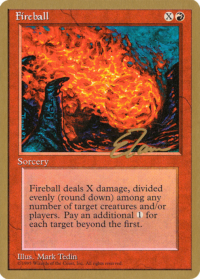 Fireball (Eric Tam) [Pro Tour Collector Set] | Total Play