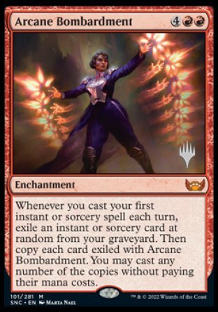 Arcane Bombardment (Promo Pack) [Streets of New Capenna Promos] | Total Play