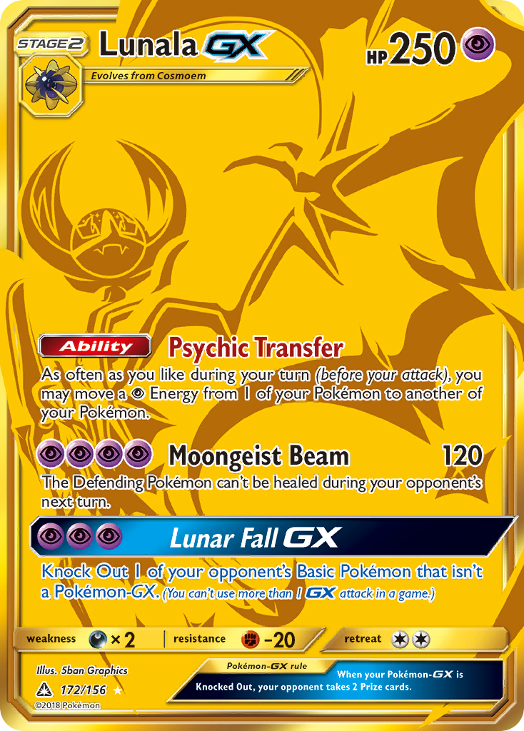 Lunala GX (172/156) [Sun & Moon: Ultra Prism] | Total Play