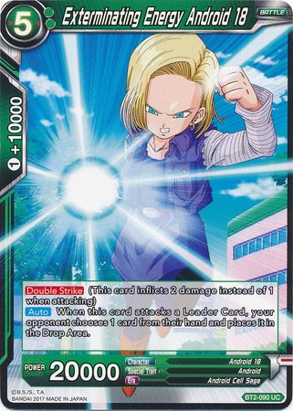 Exterminating Energy Android 18 (BT2-090) [Union Force] | Total Play