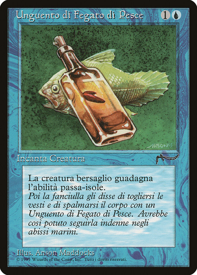 Fishliver Oil (Italian) "Unguento di Fegato di Pesce" [Rinascimento] | Total Play