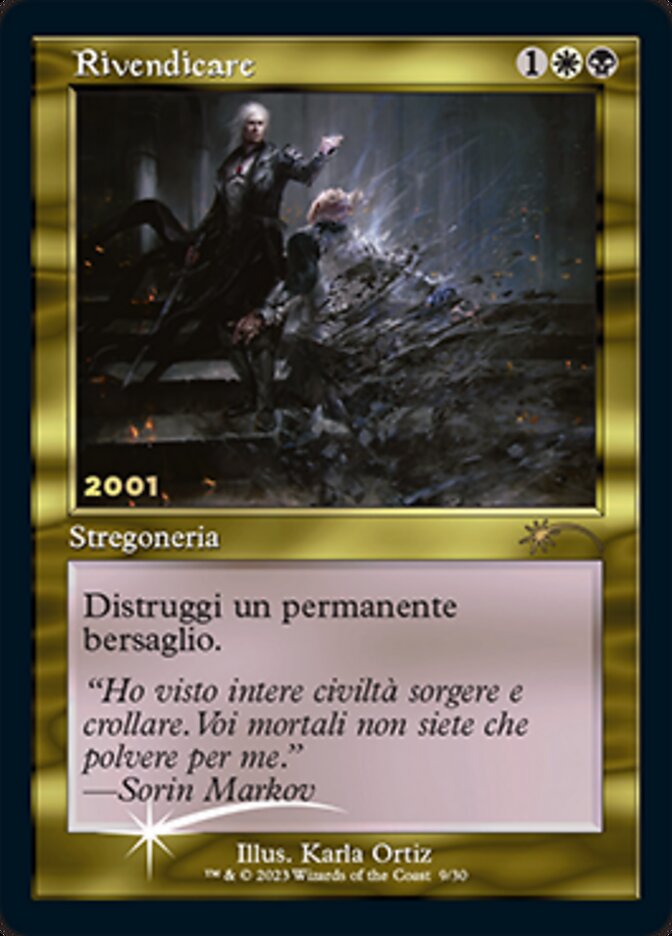 Rivendicare (Vindicate) [30th Anniversary Promos] | Total Play